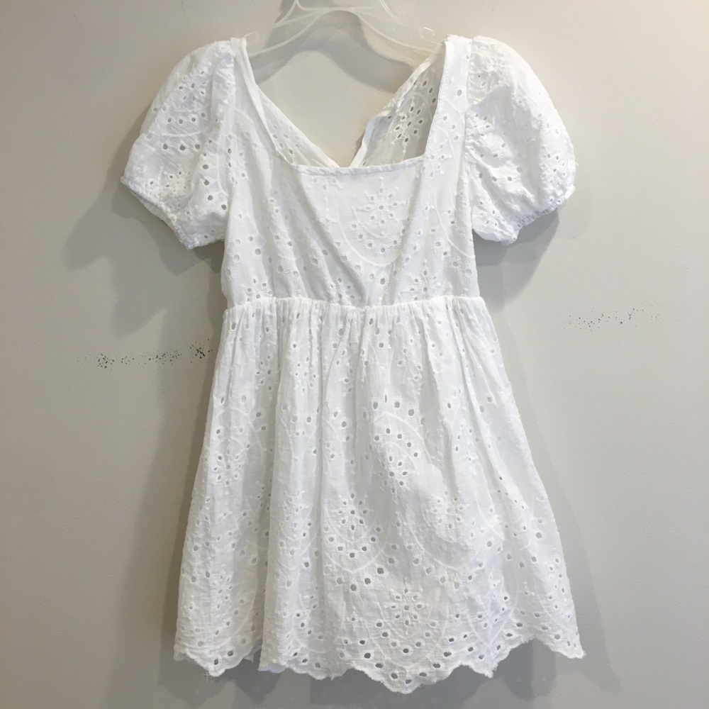 SHEIN girls white dress